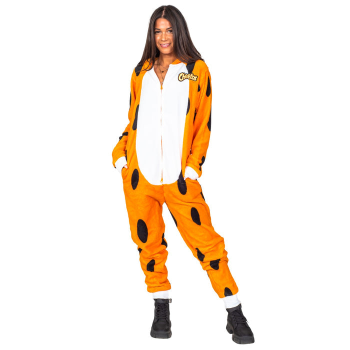 Chester Cheetos Adult Onesie Pajama Jumpsuit Halloween Cosplay Costume