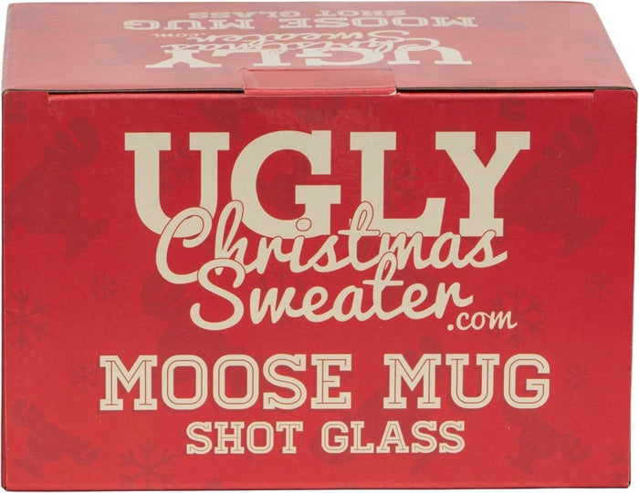 Christmas Vacation 1980s Movie Moose Mug Shot Glasses Gift Box Set - TVStoreOnline