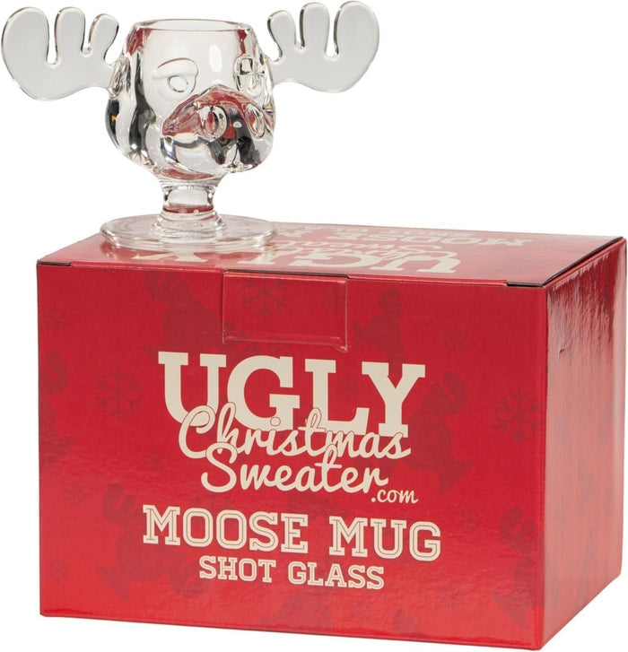 Christmas Vacation 1980s Movie Moose Mug Shot Glasses Gift Box Set - TVStoreOnline