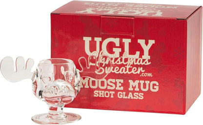 Christmas Vacation 1980s Movie Moose Mug Shot Glasses Gift Box Set - TVStoreOnline