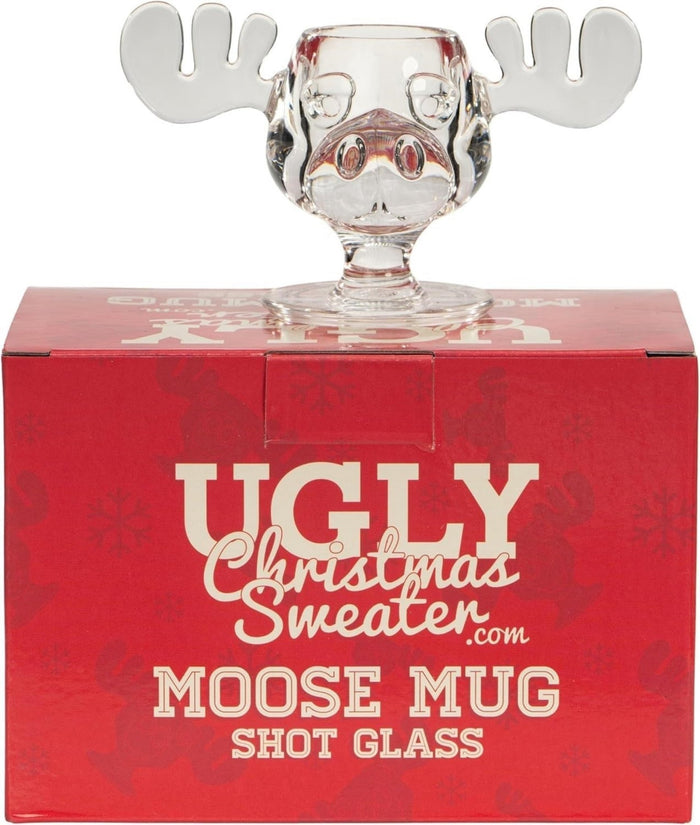 Christmas Vacation 1980s Movie Moose Mug Shot Glasses Gift Box Set - TVStoreOnline