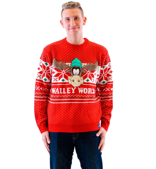 Christmas Vacation Marty Moose Walley World Ugly Sweater-tvso