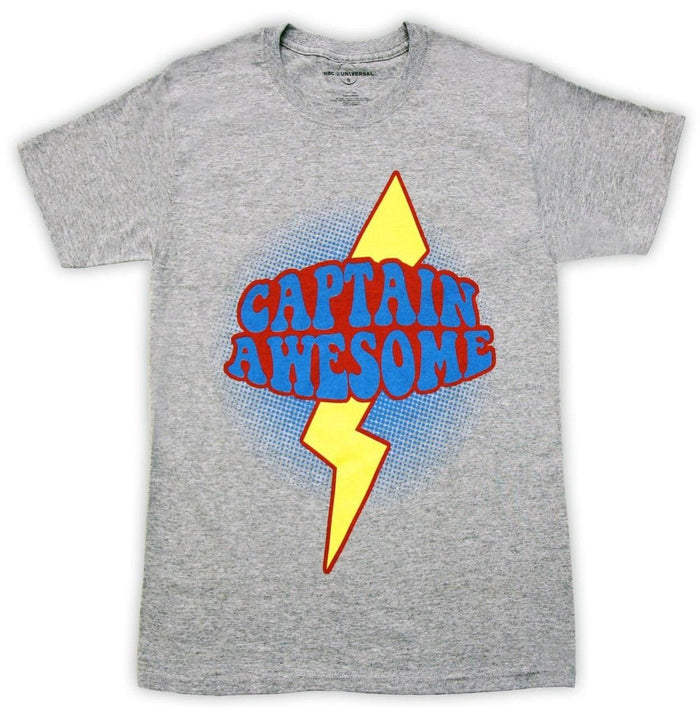 Chuck Devon Captain Awesome Woodcomb T-Shirt-tvso