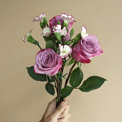 Classic Mauve Flower Centerpieces