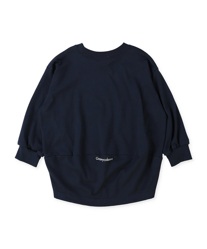 Cocoon Silhouette Long Sleeve Tee