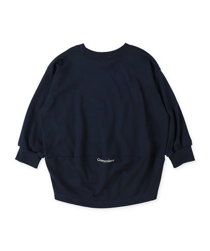 Cocoon Silhouette Long Sleeve Tee