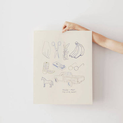 Cocoshalom "Journal Entry" Art Print