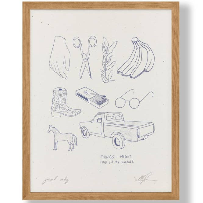 Cocoshalom "Journal Entry" Art Print