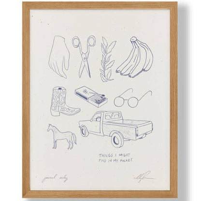 Cocoshalom "Journal Entry" Art Print
