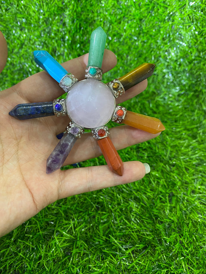 Colorful energy tower
