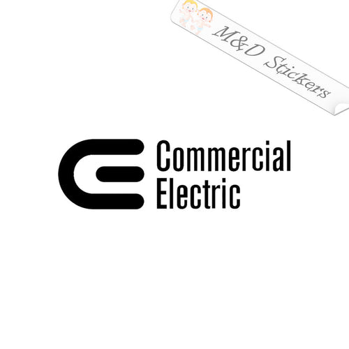 Commercial Electric tools Logo (4.5" - 30") Vinyl Decal in Different colors & size for Cars/Bikes/Windows