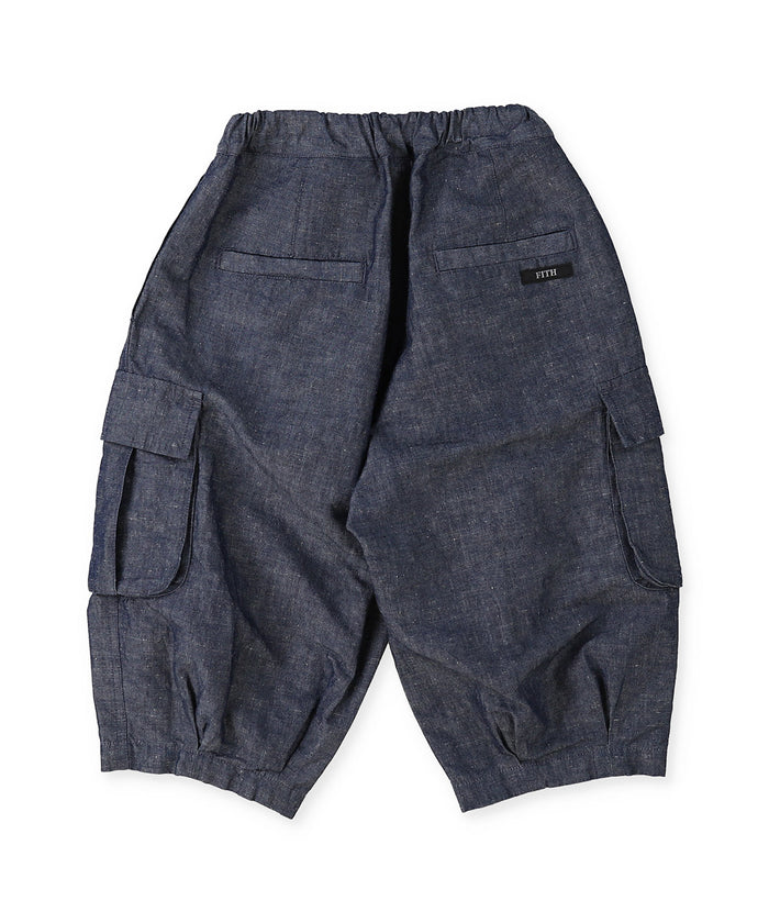 Cotton Hemp Indigo Denim Pants