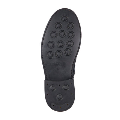 Country Brogue Boot - Navy