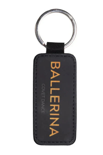 Covet Dance BALLERINA Glitter Keychain BAL-GL-TAG