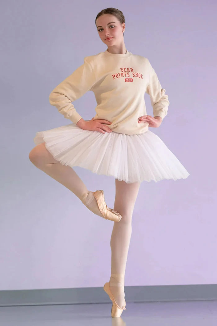Covet Dance Dead Pointe Shoe Club Crewneck, DPC-SS