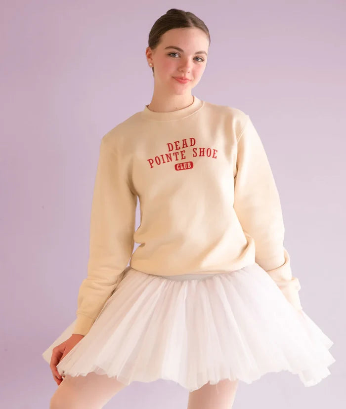 Covet Dance Dead Pointe Shoe Club Crewneck, DPC-SS