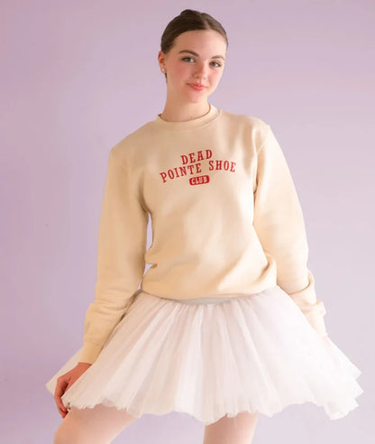 Covet Dance Dead Pointe Shoe Club Crewneck, DPC-SS