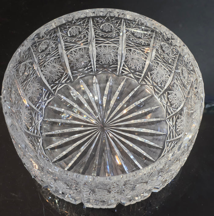 Crystal Cut Glass Bowl