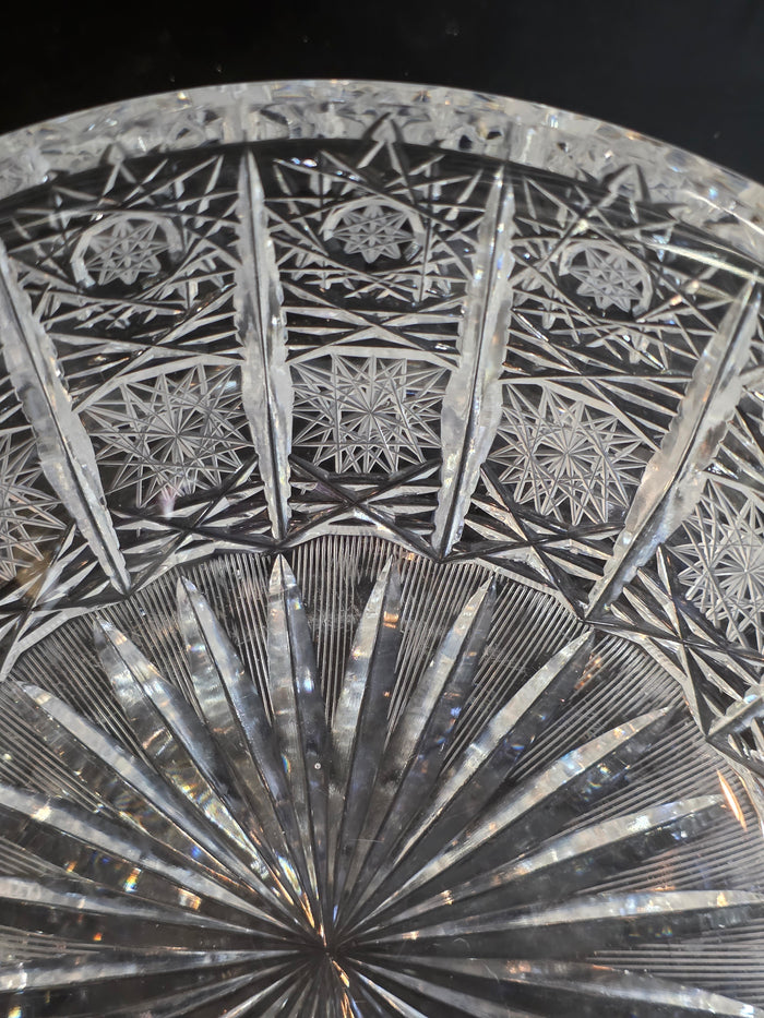 Crystal Cut Glass Bowl