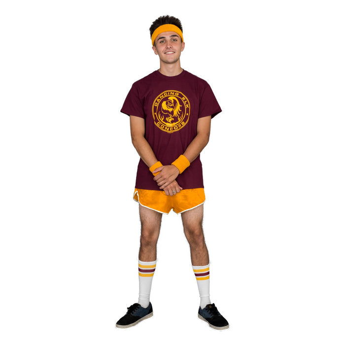 Dancing Elk Condors Halloween Costume T-Shirt Tee with Striped Sleeves Cosplay