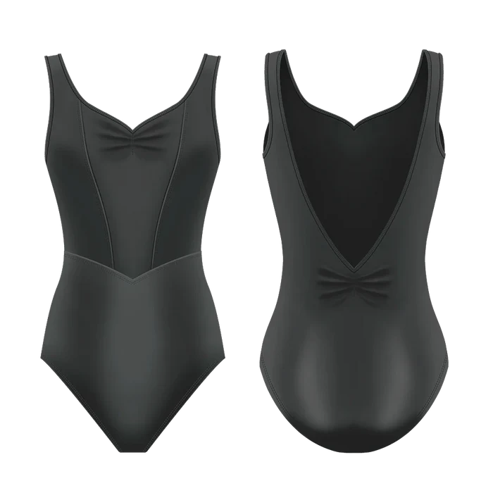 Danse De Paris Margot Tank Leotard, Jet L0026L