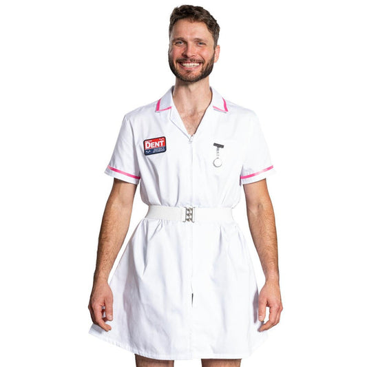 Dark Knight Dent Superhero Villain Nurse Cosplay Halloween Cosplay Costume Set - TVStoreOnline