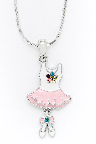 Dasha Designs Enamel Tutu Necklace, 2785