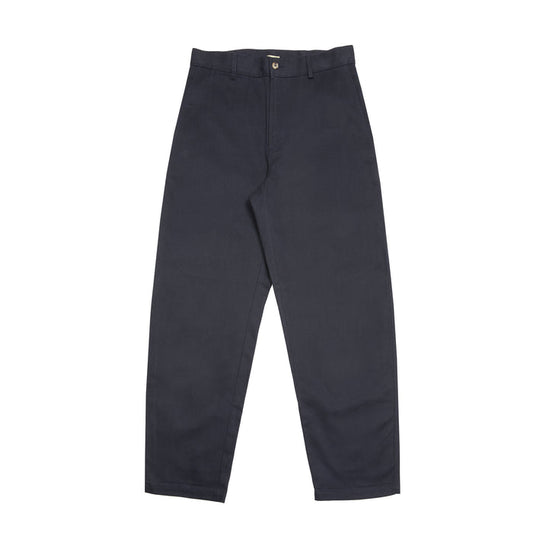 De Bonne Facture Heavy Cotton Drill Balloon Trousers in Navy