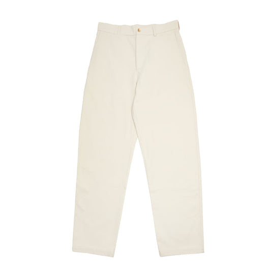 De Bonne Facture Heavy Cotton Drill Balloon Trousers in Cream