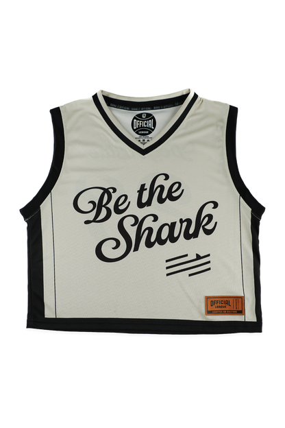 [ Deep Blue ] Be The Shark Cropped Jersey - Official League