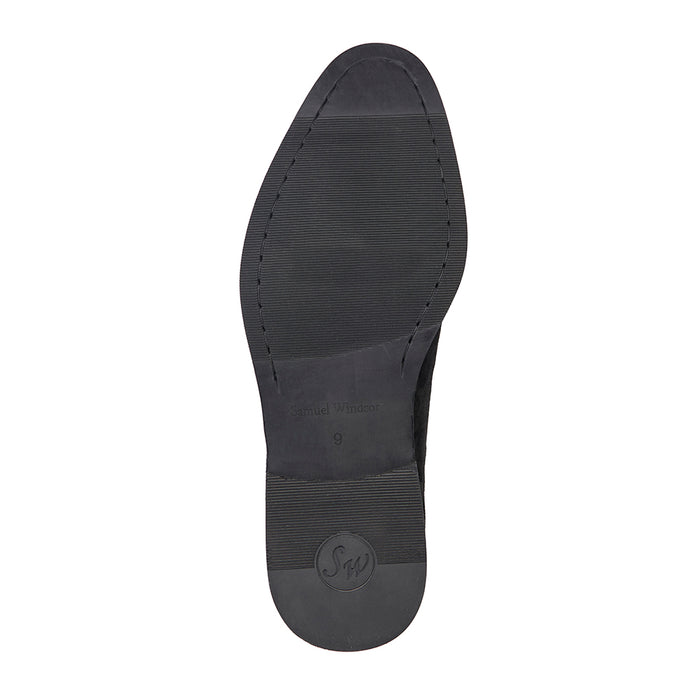 Derby - Black Suede