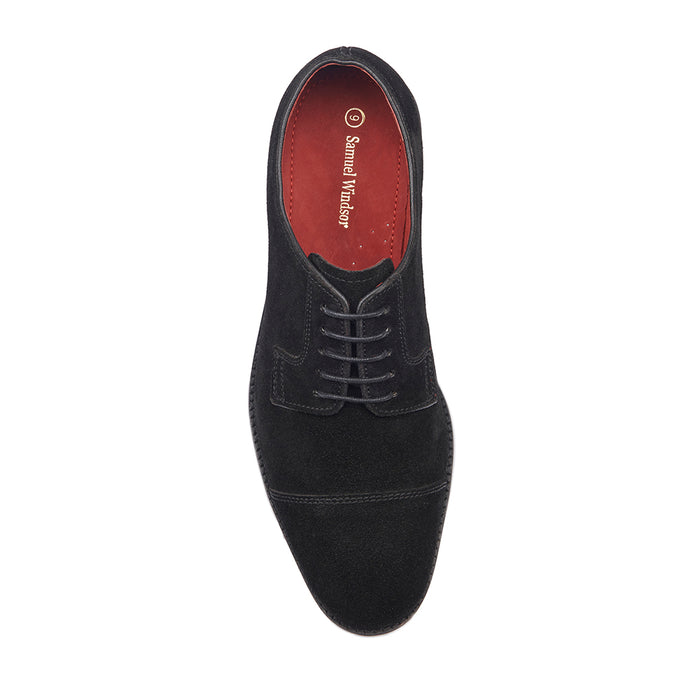 Derby - Black Suede