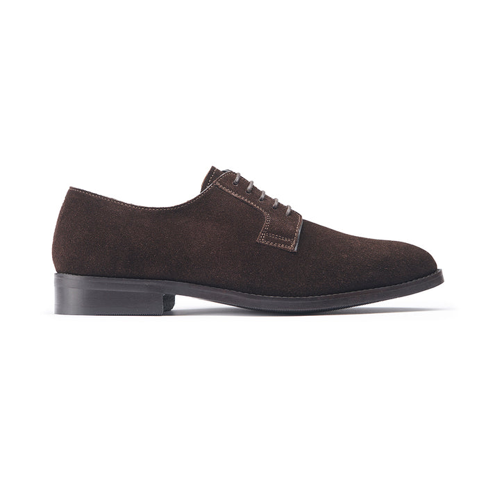 Derby - Brown Suede