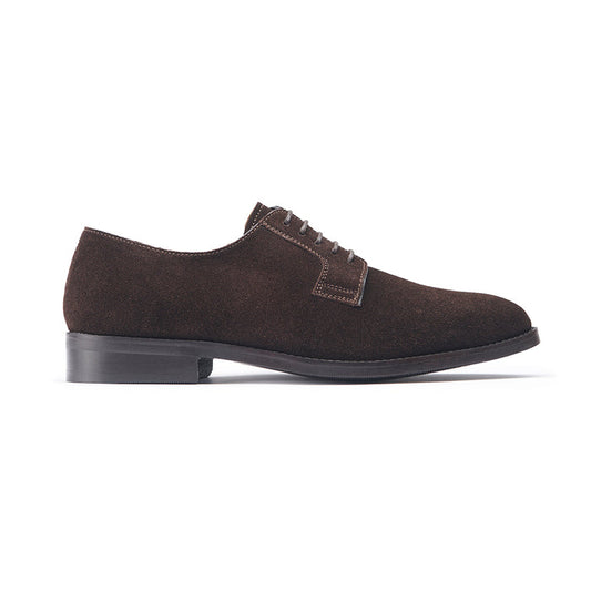 Derby - Brown Suede