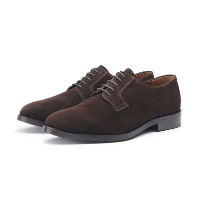 Derby - Brown Suede