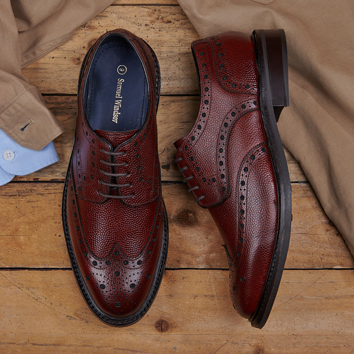 Derby Brogue - Brown Grain