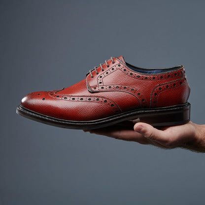 Derby Brogue - Chestnut Grain