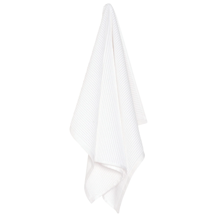 Dish Towel Ripple - White