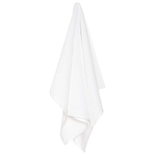 Dish Towel Ripple - White