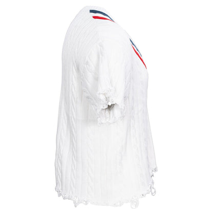 Distressed Knit Sweater Costume Top for Halloween and Cosplay - TVStoreOnline