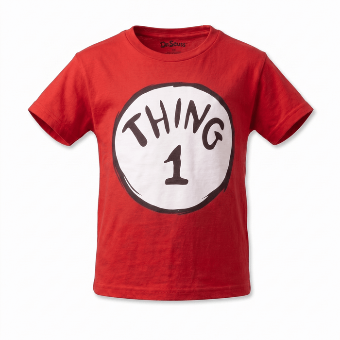 Dr. Seuss Thing 1 or Thing 2 Kids Youth Halloween Cosplay Costume T-Shirt - TVStoreOnline