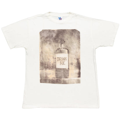 Drink Me Bottle Cream Adult T-shirt Tee - TVStoreOnline