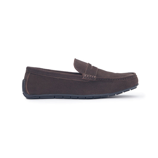Driving Shoe - Brown Suede