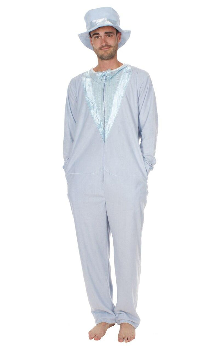 Dumb and Dumber Tuxedo One Piece Pajama with Top Hat-tvso