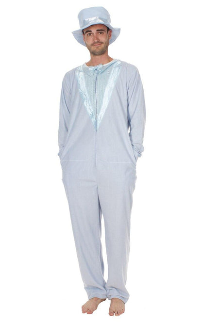 Dumb and Dumber Tuxedo One Piece Pajama with Top Hat-tvso