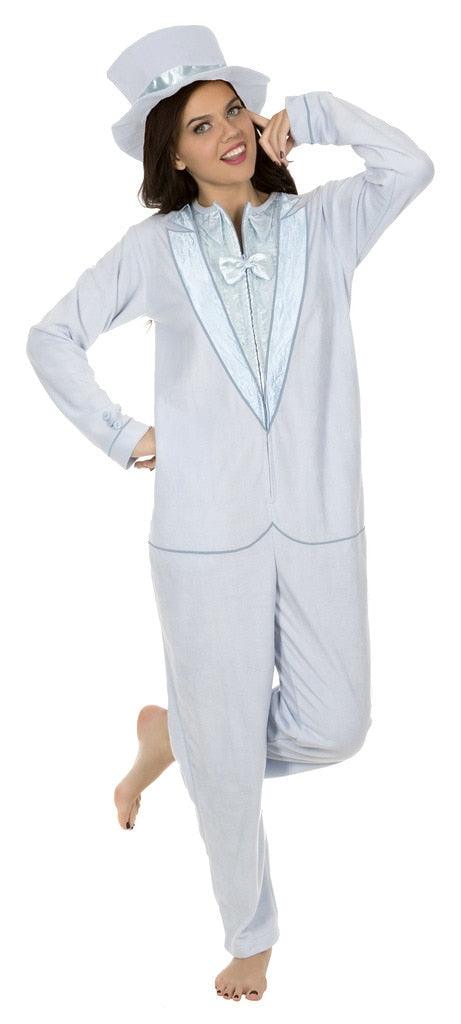 Dumb and Dumber Tuxedo One Piece Pajama with Top Hat-tvso
