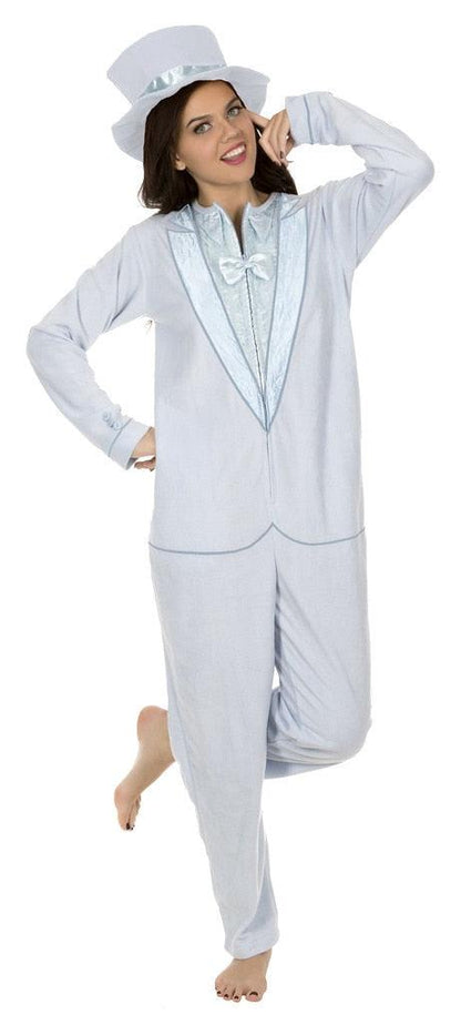 Dumb and Dumber Tuxedo One Piece Pajama with Top Hat-tvso