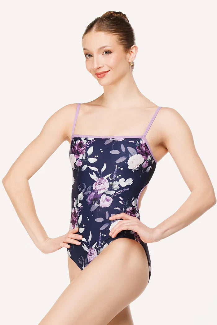 Elevé Dancewear Helena Camisole Leotard, Moonlit Garden Eclipse