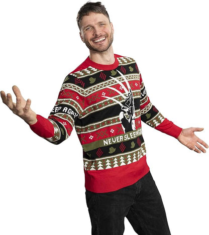 Elm Street Freddy Krueger Never Sleep Knitted Ugly Christmas Sweater - TVStoreOnline