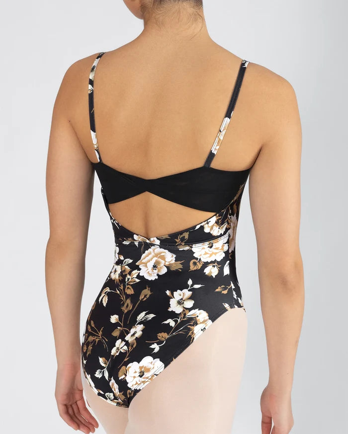 Energetiks Kim Twist Camisole Leotard, Noir IL279
